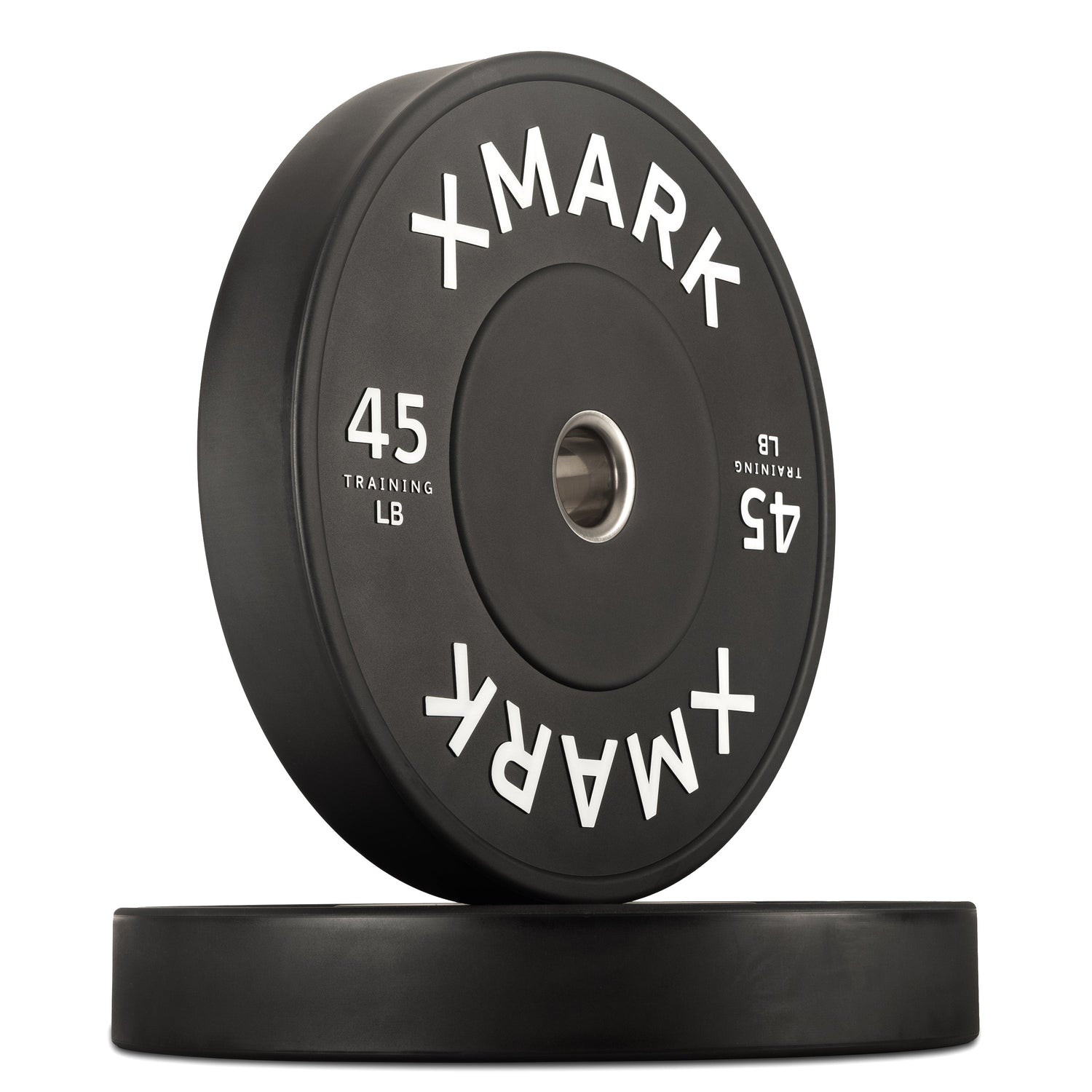 XMARK Commercial Black Bumper Plates (lb)