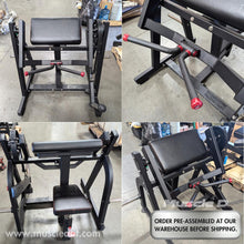 Muscle D Fitness Excel Seated Bicep Curl Machine