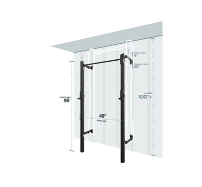PRx Profile PRO Squat Rack with Pull-Up Bar