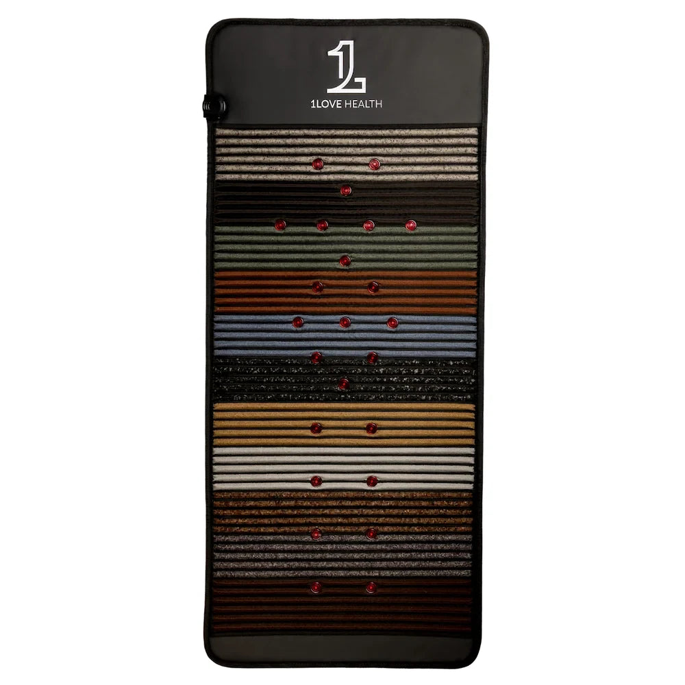 1Love Health PEMF Mat – thickness and stitching close-up