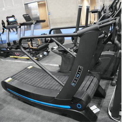 Muscle D Fitness Commercial Self Powered Curve Treadmill