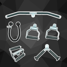 Muscle D Fitness Cable Attachment Kit 1