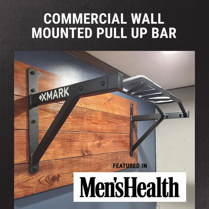 XMARK Commercial Wall Mounted Multi Grip Pull Up Bar