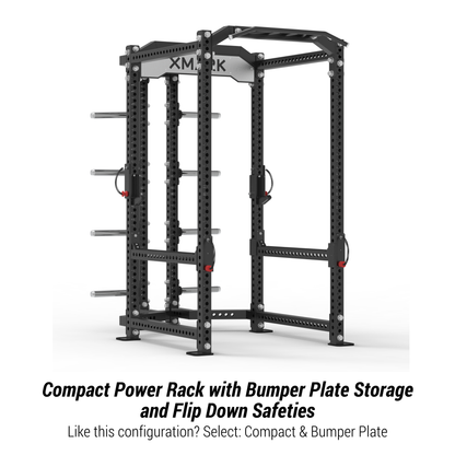 XMARK Viper Power Rack with Storage & Flip Down Safeties