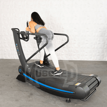 Muscle D Fitness Commercial Self Powered Curve Treadmill