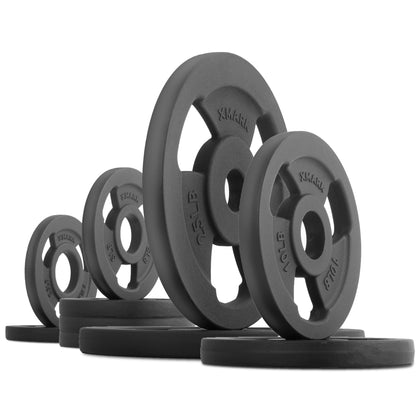 XMARK Iron Horse Premium Cast Iron Olympic Weight Plate Pairs and Sets