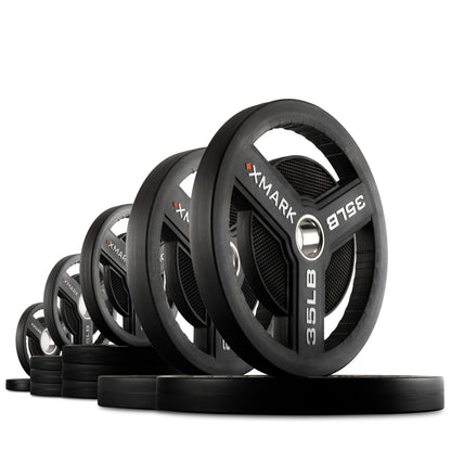 XMARK Commercial Urethane Olympic Weight Plates