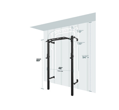 PRx Profile PRO Squat Rack with Pull-Up Bar