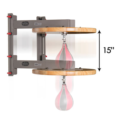 XMARK Wall Mounted Speed Bag Platform with Shackle Swivel