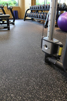Muscle D Fitness Grey Rubber Flooring