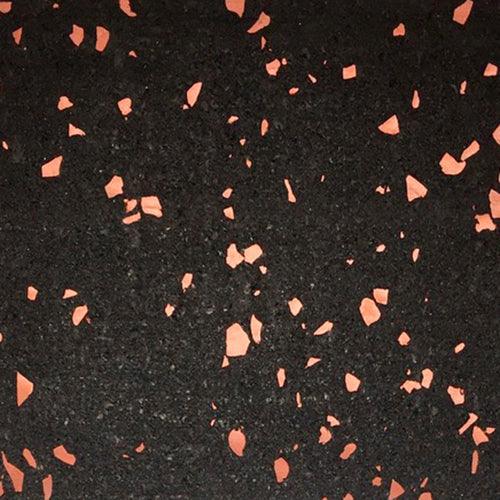 Muscle D Fitness Red Speckled Rubber Flooring