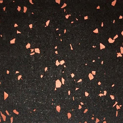 Muscle D Fitness Red Speckled Rubber Flooring