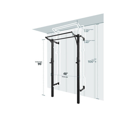 PRx Profile PRO Squat Rack with Pull-Up Bar