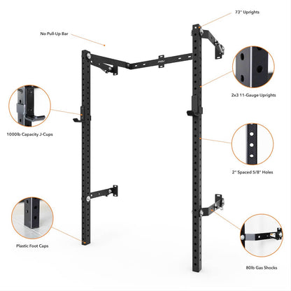 PRx Profile ONE Folding Squat Rack (no bar)