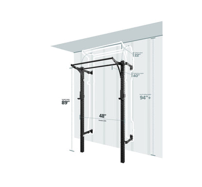 PRx Profile PRO Squat Rack with Pull-Up Bar