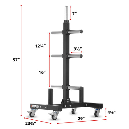 XMARK Commercial Olympic Weight Plate Tree