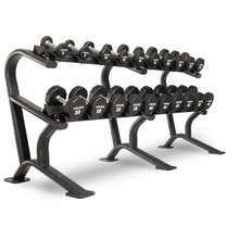 XMARK 12-Sided Commercial Urethane Dumbbells (5-50 lb and 5-75 lb Sets)