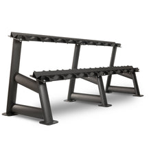 XMARK Commercial 2-Tier Dumbbell Rack with 10 Dumbbell Pairs