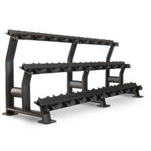 XMARK Commercial 3-Tier Dumbbell Racks with 15 Dumbbell Pairs