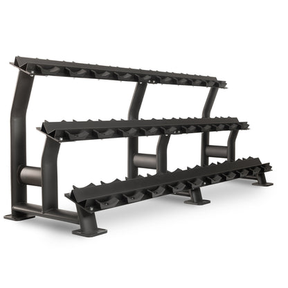 XMARK Commercial 3-Tier Dumbbell Racks with 15 Dumbbell Pairs