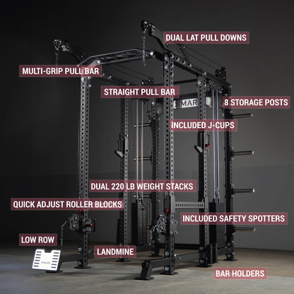 XMARK Commercial Power Rack Cable Machine