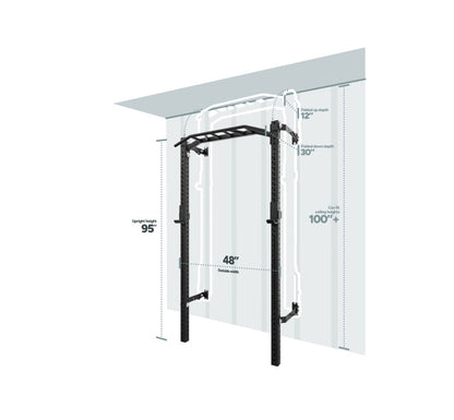 PRx Profile PRO Squat Rack with Pull-Up Bar