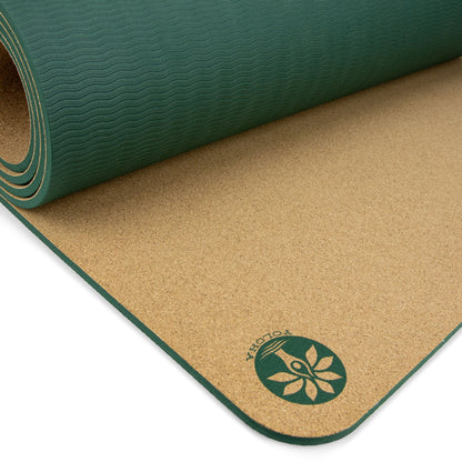 Yolaha Chakras Aura Cork Yoga Mat