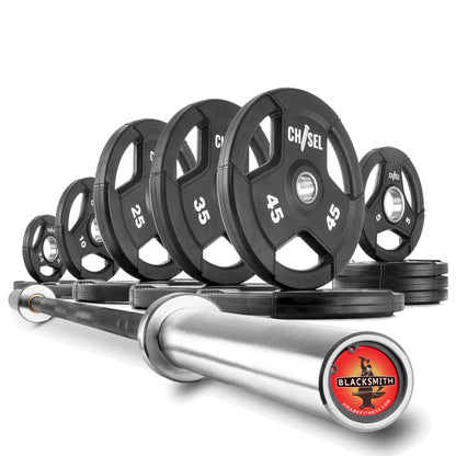 XMARK Chisel Olympic Weight Plates & Bar Set Builder