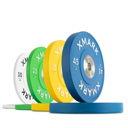 XMARK Commercial Premium Virgin Rubber Color Bumper Plates