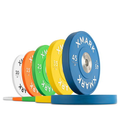 XMARK Commercial Premium Virgin Rubber Color Bumper Plates