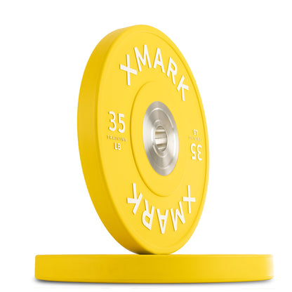 XMARK Commercial Premium Virgin Rubber Color Bumper Plates
