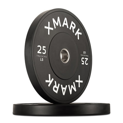 XMARK Commercial Black Bumper Plates (LB)