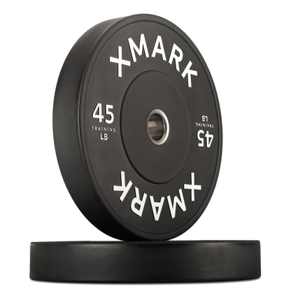 XMARK Commercial Black Bumper Plates (LB)