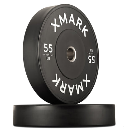 XMARK Commercial Black Bumper Plates (LB)