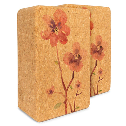 Yolaha Artist Cork Yoga Block Set