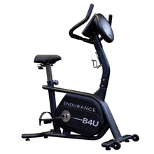 Endurance B4U exercise bike with ergonomic handlebars for home workouts.
