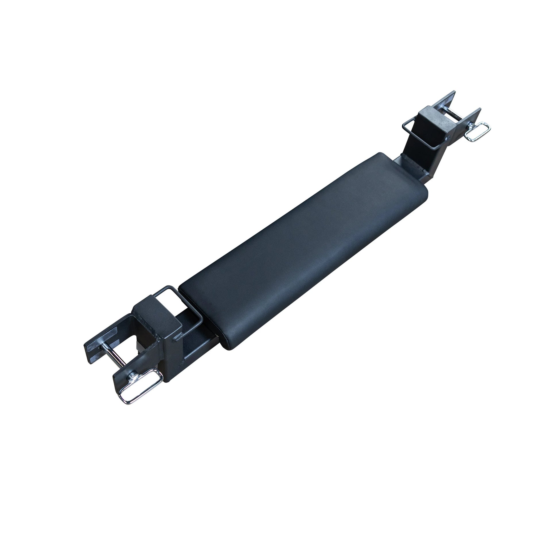 Body-Solid Pro ClubLine Hip Thrust Attachment SPRHT, featuring a padded surface and metal attachment points, designed for enhancing hip thrust exercises.