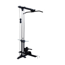 Body-Solid Pro ClubLine Lat Attachment SPRHLA, a gym equipment attachment featuring pulleys and a bar for lat pull-down exercises.