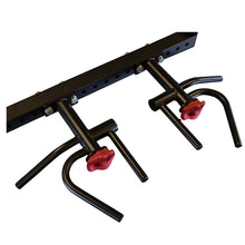 Body-Solid Pro ClubLine Multi-Grip Chin Up Attachment SPRMGC featuring dual grips and adjustable knobs for customized workouts.