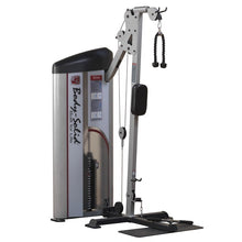 Body-Solid Pro ClubLine Series 2 Bicep & Tricep Machine S2BTP, a strength training machine featuring a sleek design with adjustable pulleys and a weight stack.