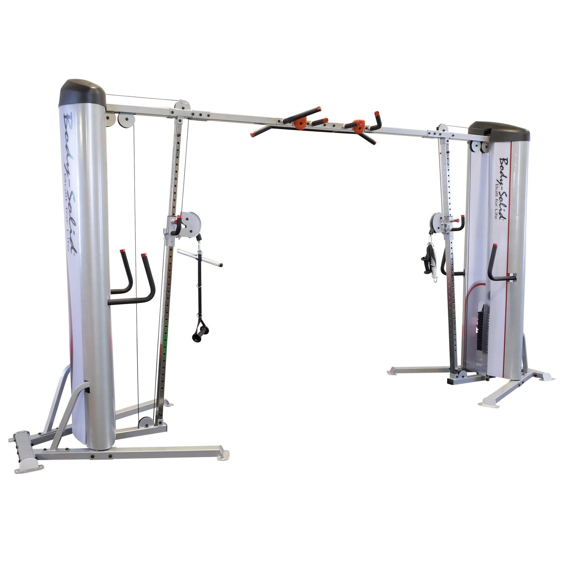 Body-Solid Pro ClubLine Series 2 Cable Crossover S2CCO, a dual cable machine with adjustable pulleys and handles for strength training.