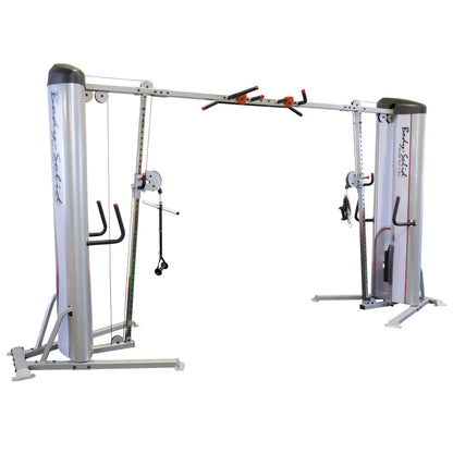 Body-Solid Pro ClubLine Series 2 Cable Crossover S2CCO, a dual cable machine with adjustable pulleys and handles for strength training.