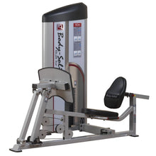Image of the Body-Solid Pro ClubLine Series 2 Leg Press & Calf Raise Machine S2LPC, featuring a padded seat and adjustable footplate for leg exercises.