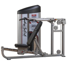 Body-Solid Pro ClubLine Series 2 Multi-Press Machine S2MP, featuring a sleek design with adjustable seat and dual function for upper body workouts.
