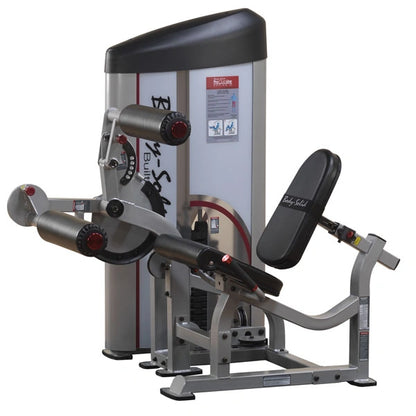 Body-Solid Pro ClubLine Series 2 Seated Leg Curl Machine S2SLC, featuring a padded seat and adjustable leg rollers for effective leg curl exercises.