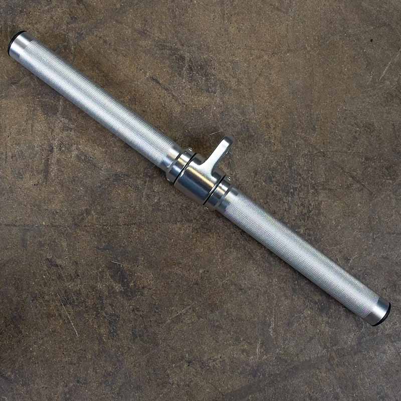 Titan Fitness landmine handle with knurled grip on concrete floor.