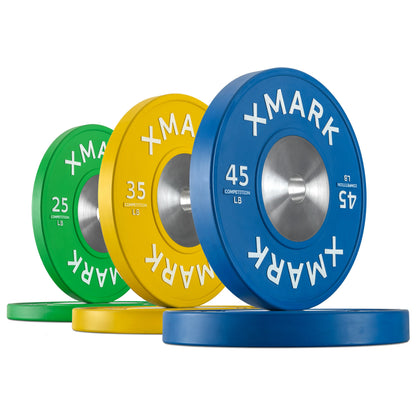 XMARK Premium Competition Bumper Plates (LB) Pairs and Sets