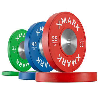 XMARK Premium Competition Bumper Plates (LB) Pairs and Sets