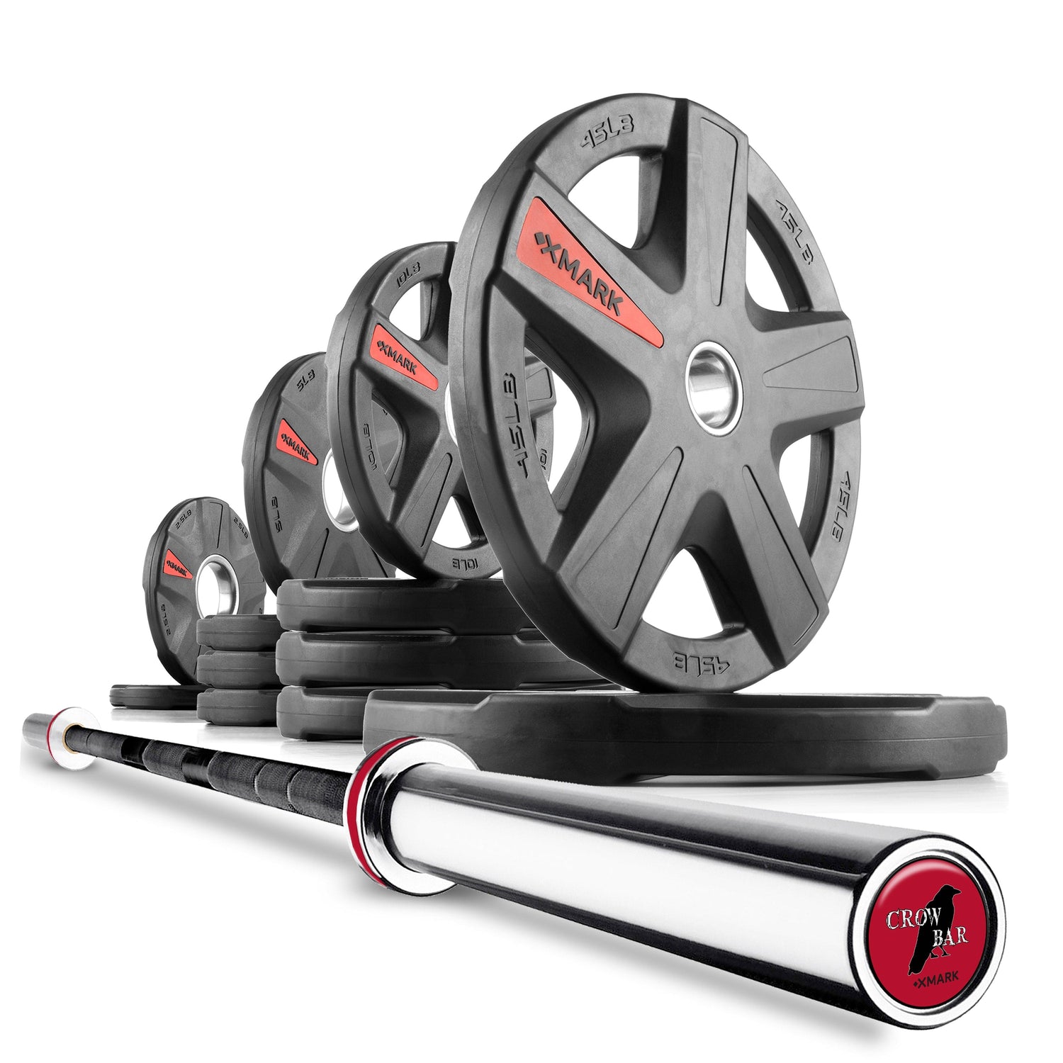 XMARK Texas Star Olympic Weight Plates and Olympic Barbell Sets