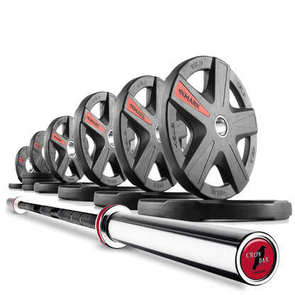 XMARK Texas Star Olympic Weight Plates and Olympic Barbell Sets